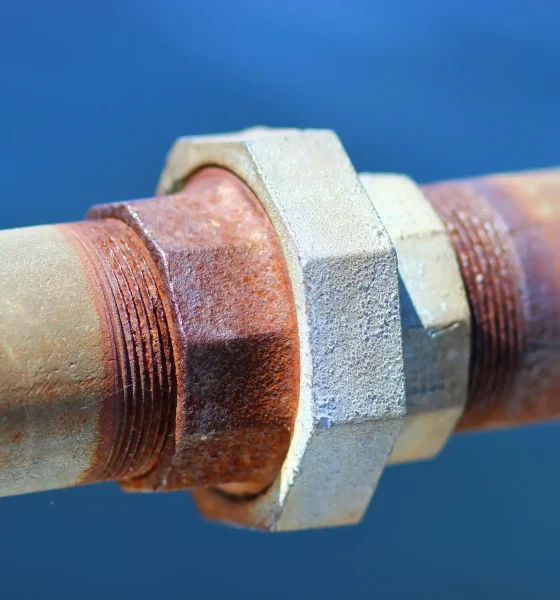 Old Galvanised Pipes Cover